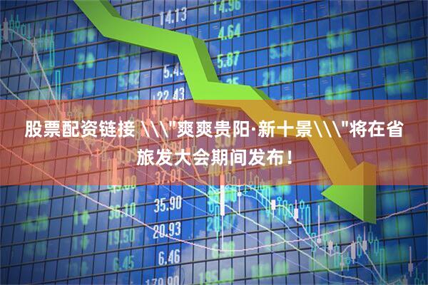 股票配资链接 \＂爽爽贵阳·新十景\＂将在省旅发大会期间发布！